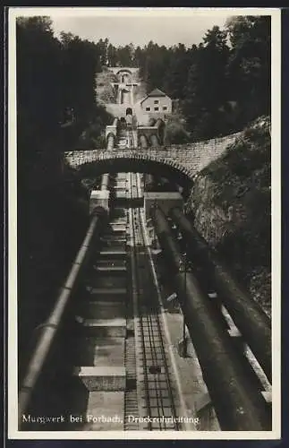 AK Forbach, Druckrohrleitung vom Murgwerk