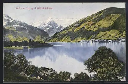 AK Zell am See, Sicht zum Kitzsteinhorn