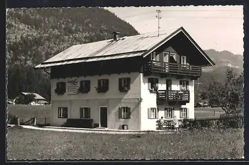 Foto-AK Lofer, Pension Haus Leo