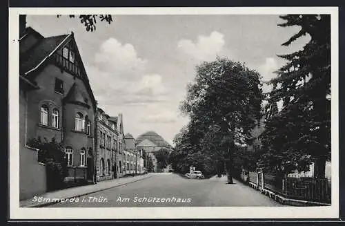 AK Sömmerda i. Thür., Gasthof zum Schützenhaus