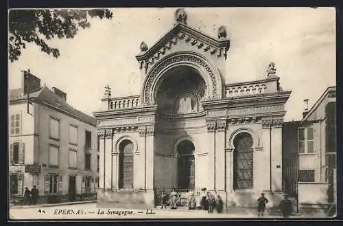 AK Epernay, La Synagoge