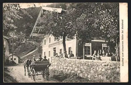 AK Walchsee, Gasthof zum schwarzen Adler
