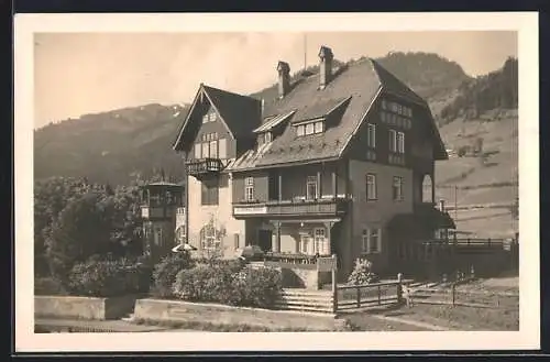 AK Kitzbühel, Hotel Eckingerhof von der Strasse aus