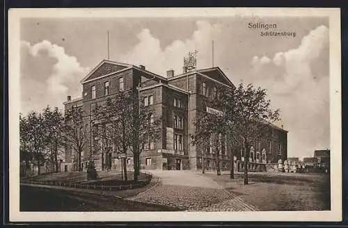 AK Solingen, Blick auf die Schützenburg