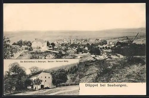 AK Düppel bei Seebergen, Restaurant Schützenhaus von Hermann Sebig