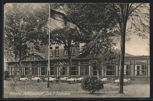 AK Husum / Nordsee, Gasthaus Schützenhof, Bes. F. Geercken