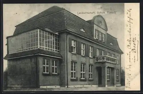 AK Preetz, Blick auf die Landwirtschaftl. Schule