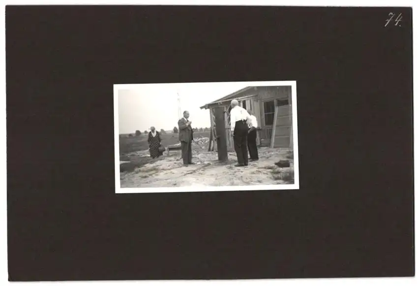 Fotoalbum mit 79 Fotografien Ansicht Hamburg-Uhlenhorst, Schullandheim Uhlenhorst, Bau des Hauses, Einweihung, Mädchen 18