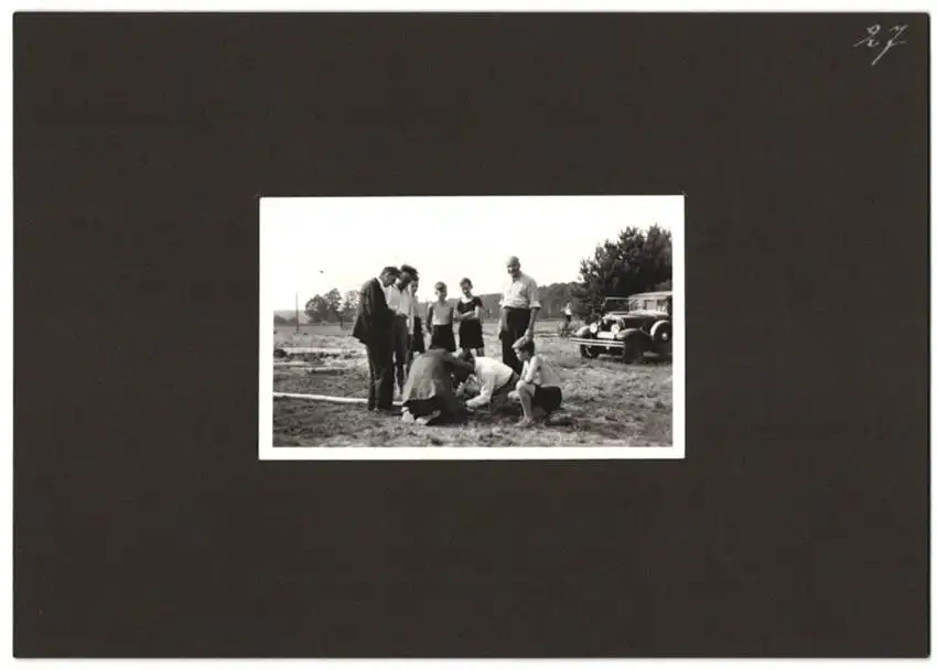 Fotoalbum mit 79 Fotografien Ansicht Hamburg-Uhlenhorst, Schullandheim Uhlenhorst, Bau des Hauses, Einweihung, Mädchen 28