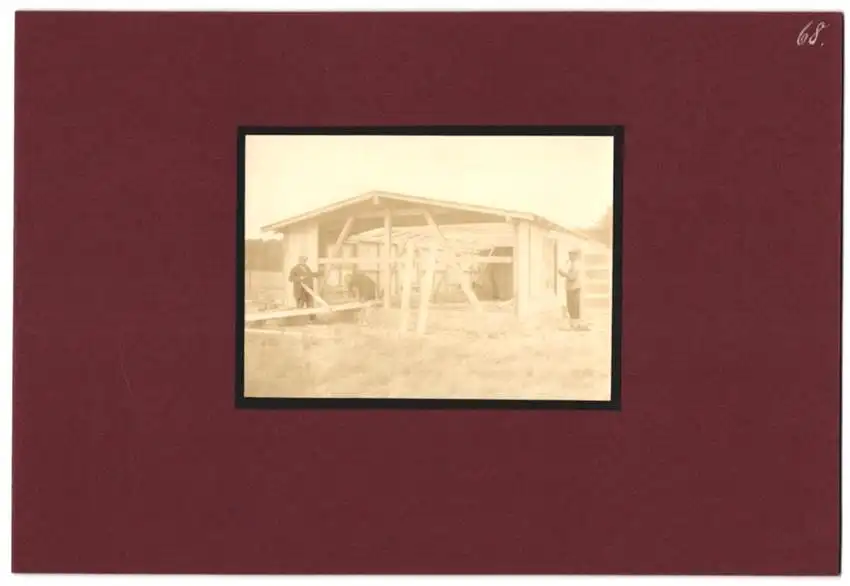 Fotoalbum mit 79 Fotografien Ansicht Hamburg-Uhlenhorst, Schullandheim Uhlenhorst, Bau des Hauses, Einweihung, Mädchen 4