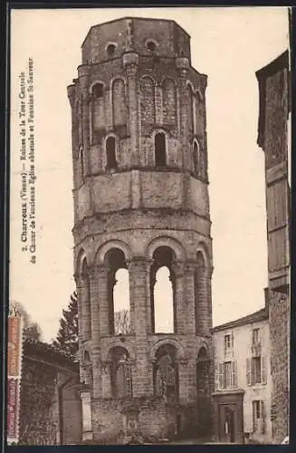 AK Chauvigny, Ruines de la Tour Cannée de l`église Saint-Sauveur