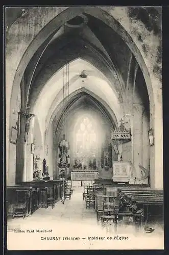 AK Chaunay, Intérieur de l`église