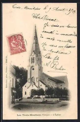 AK Les Trois-Moutiers, L`Église