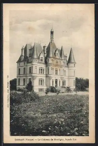 AK Dissais, Le Château de Montigny, facade Est