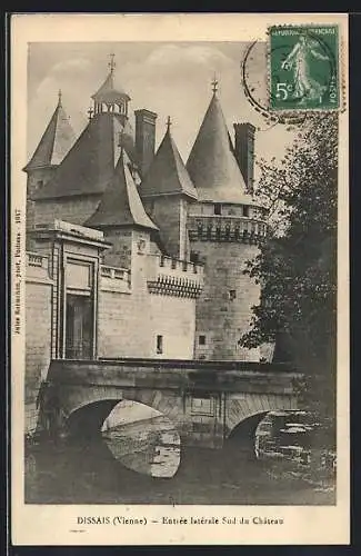 AK Dissais, Entrée latérale Sud du Château