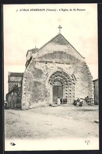 AK L`Isle Jourdain, L`Église de St-Paixent