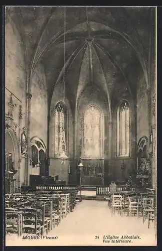 AK La Guge, L`Église Abbatiale, vue intérieure