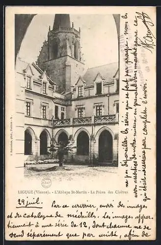 AK Ligugé, L`Abbaye St-Martin, Le Préau des Cloîtres