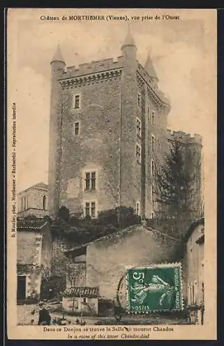 AK Morthemer, Château de Morthemer, vue prise de l`Ouest