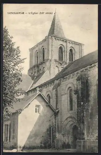 AK Lencloître, L`église, XIIe siècle