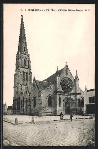 AK Mirebeau-en-Poitou, L`Église Notre-Dame