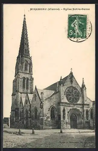 AK Mirebeau, Église Notre-Dame