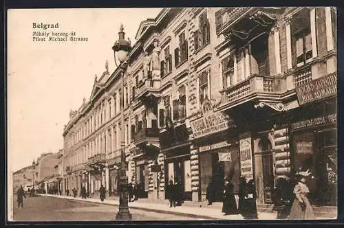 AK Belgrad, Partie in der Fürst-Michael-Strasse