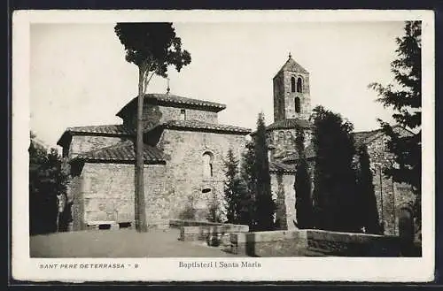 AK Sant Pere de Terrassa, Baptisteri i Santa Maria