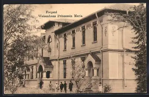 AK Focsani, Ansicht vom Waisenhaus Prinzessin Maria