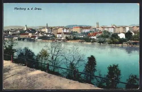 AK Maribor / Marburg a. d. Drau, Panorama