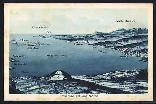 AK Carnaro, Panorama & Mare Adriatico, Monte Maggiore