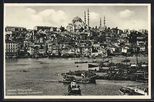 AK Istanbul, Mosquée Souleymanié, Ortsansicht mit Moschee