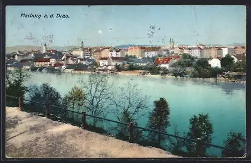 AK Maribor / Marburg a. d. Drau, Panorama