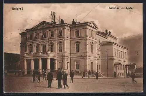 AK Belgrad, Szinház, Blick zum Theater