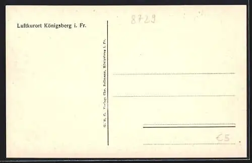 AK Königsberg i. Fr., Blick aufs Regiomontanushaus