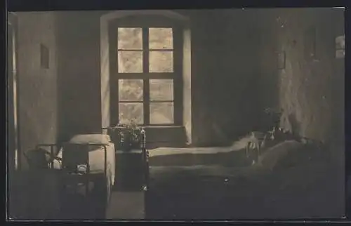 AK Tännich /Thür., Friedrich Ebert Heim, Reichsferienheim der SAJ Deutschland, Kleiner Schlafsaal