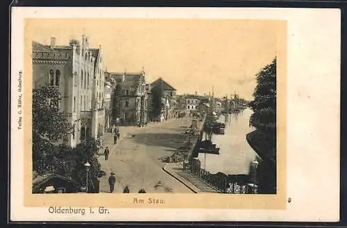 AK Oldenburg i. Gr., Partie am Stau