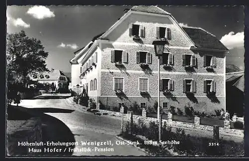 AK Wenigzell, Frühstück-Pension Haus Hofer