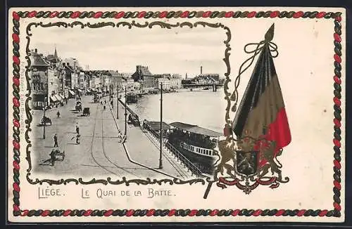 AK Liége, Le Quai de la Batte, Passepartout