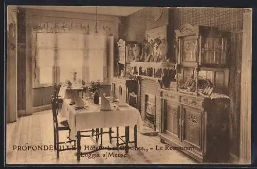 AK Profondeville, Hotel Les Glycines, le restaurant