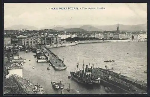 AK San Sebastian, Vista desde el Castillo