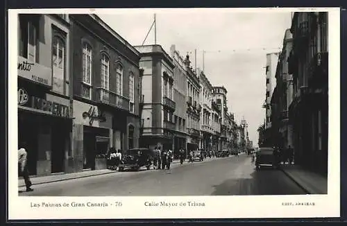 AK Las Palmas de Gran Canaria, Calle Mayor de Triana