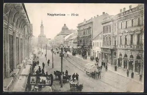 AK Nagykanizsa, Fö-út, Pferdegespann