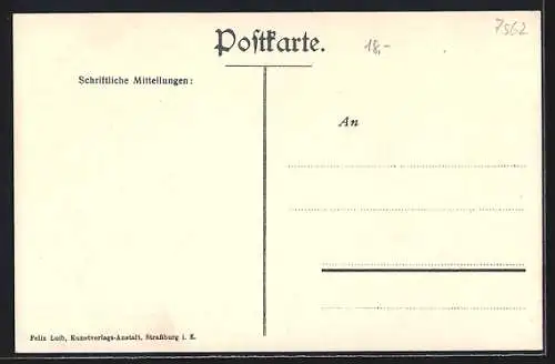 AK Gernsbach, Häuser am Wasser