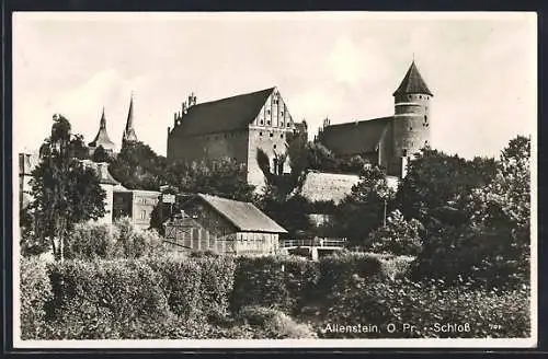 AK Allenstein, Blick nach dem Schloss