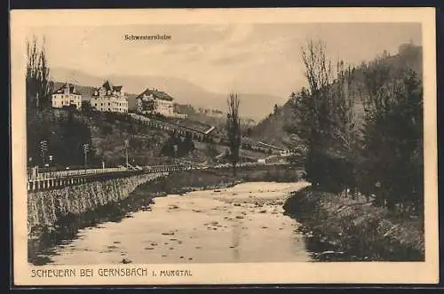 AK Scheuern im Murgtal, Blick zum Schwesternheim