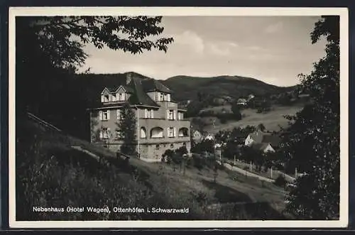 AK Ottenhöfen i. Schwarzwald, Hotel Wagen (Nebenhaus)