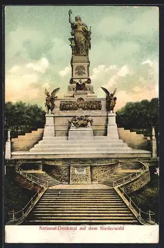 AK National-Denkmal auf dem Niederwald