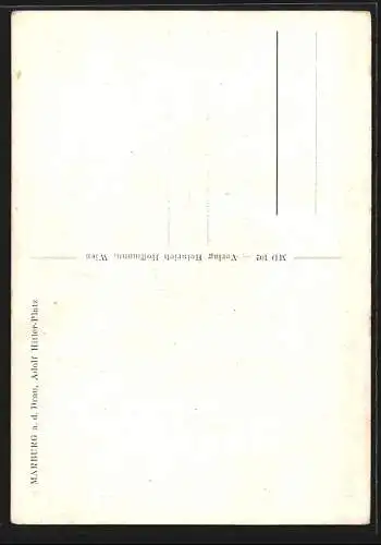 AK Marburg a. Drau, Platz, Geschäft von F. Mastek