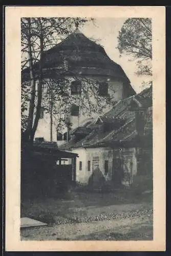 AK Marburg a. Drau, Partie am Stadtturm